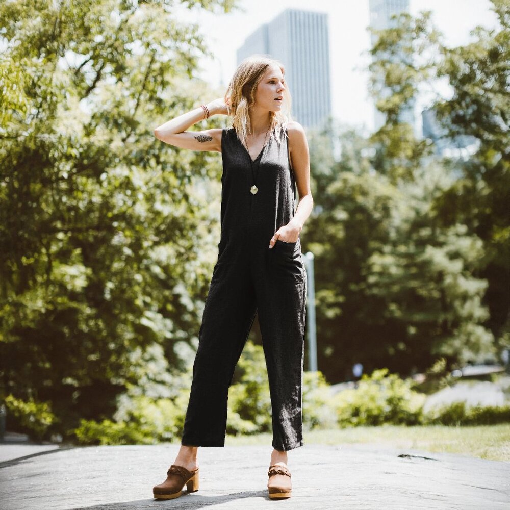 Curator Linen Jumpsuit - NWT - Pepper Place